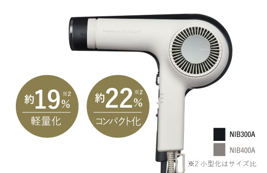 テスコム ヘアードライヤー（ブラック） NIB400A-K返品種別Aの通販はau