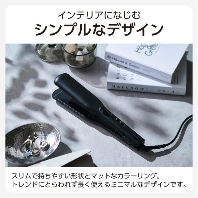 テスコム TS369A-K ストレートヘアアイロン(ブラック)TESCOM マイナス