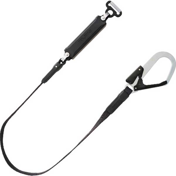 TJMデザイン B1FR150-AL1BK 胴ベルト用ランヤード 平ロープ A環L1Tajima[B1FR150AL1BK] 返品種別B