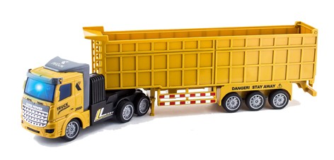 童友社 1/48 RC大型トレーラーシリーズ ダンプトレーラー（黄