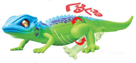 童友社 赤外線RC 脚をグルグル ネズミ型コントローラーと青いトカゲラジコン 返品種別B