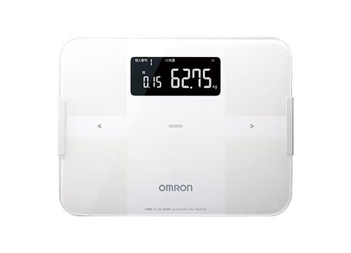 オムロン 体重体組成計（ホワイト） OMRON connect対応　オムロンコネクト　Karada Scan（カラダスキャン） KRD-608T2-W返品種別A