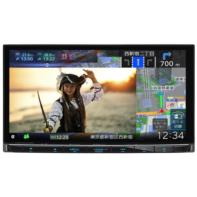 ケンウッド MDV-S711HD 地上デジタルTVチューナー/Bluetooth内蔵 DVD/USB/SD AVナビゲーション7V型/180mmモデル ハイレゾ対応/専用ドライブレコーダー連携KENWOOD　彩速ナビ[MDVS711HD] 返品種別A