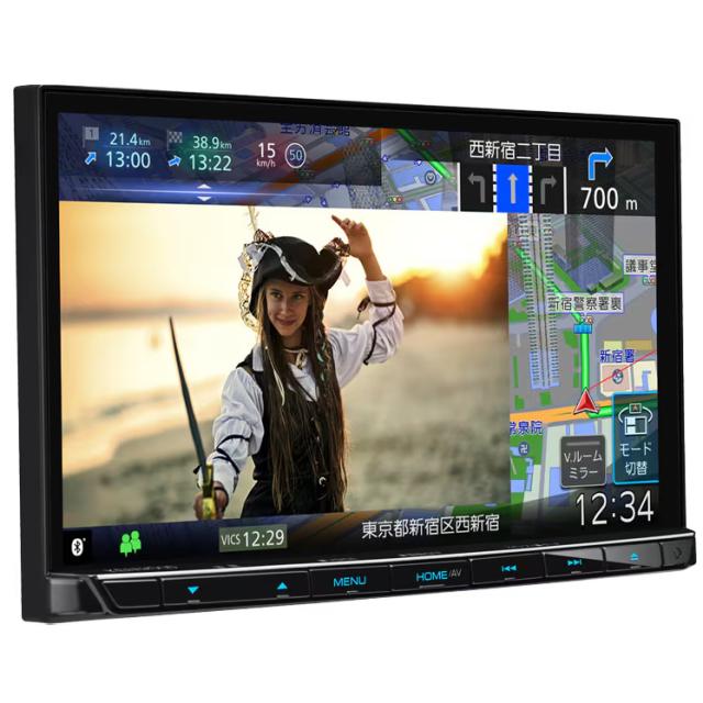 ケンウッド MDV-S711HD 地上デジタルTVチューナー/Bluetooth内蔵 DVD 
