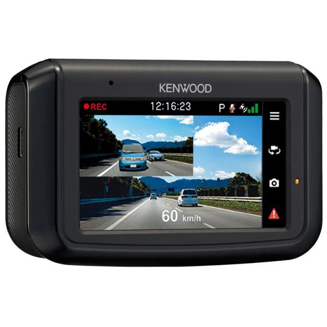 ケンウッド DRV-G50W 前後撮影対応 2カメラドライブレコーダーKENWOOD　リアレコ[DRVG50W] 返品種別A_8