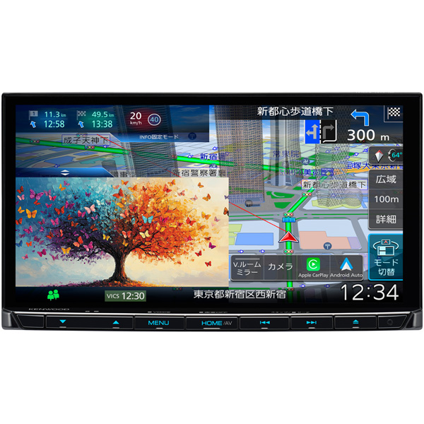 KENWOOD 7インチ 2024年モデル BT内蔵 ワンセグ カーナビ 【公式通販】