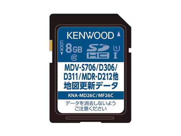 ケンウッド KNA-MD26C 地図更新ソフト（2025年秋締めデータ）KENWOOD[KNAMD26C] 返品種別B