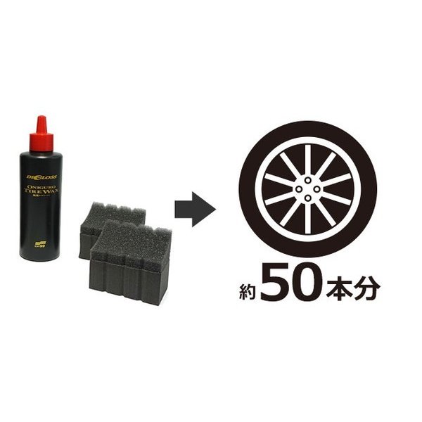 ソフト99 2099 ディグロス 超耐久 鬼黒 タイヤワックス （内容量
