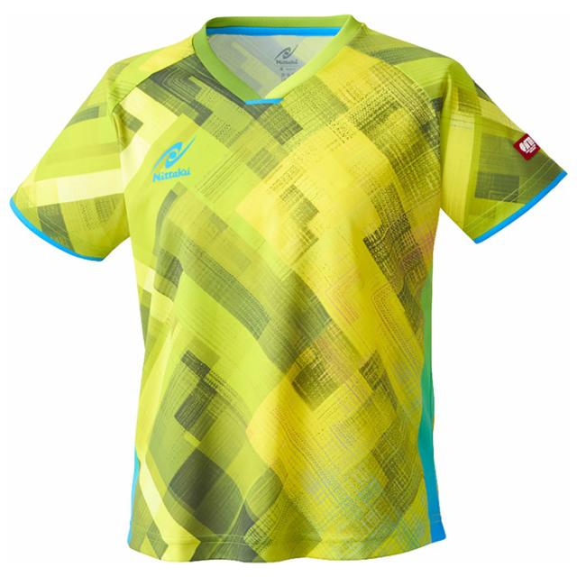 ニッタク NT-NW2220-60-2XO エクラインレディースシャツ（イエロー・サイズ：2XO）Nittaku 卓球[NTNW2220602XO] 返品種別A