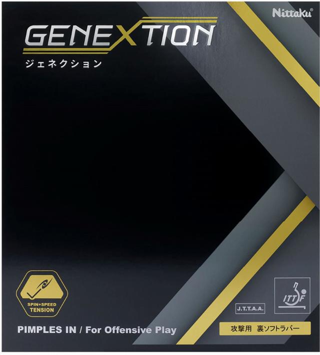 ニッタク 卓球ラバー ジェネクション （レッド・サイズ：特厚