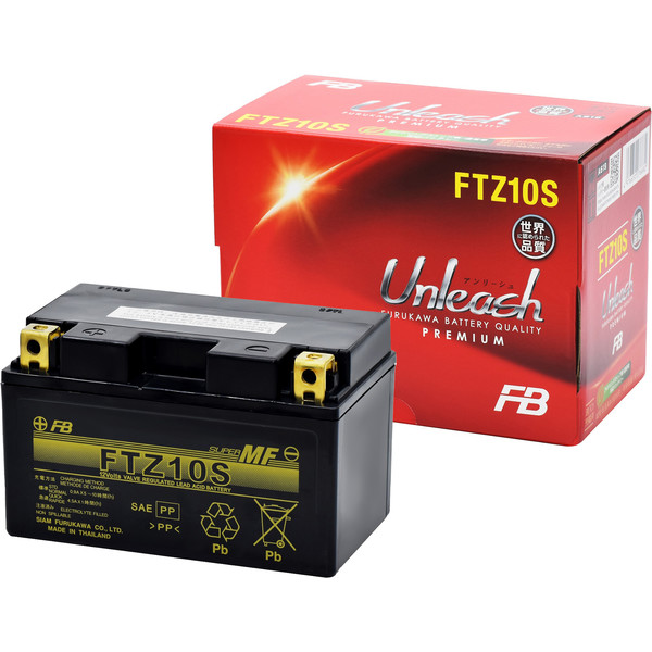古河電池 FTZ10S バイク用バッテリー【電解液注入・充電済】【他商品との同時購入不可】[FTZ10SFB] 返品種別B