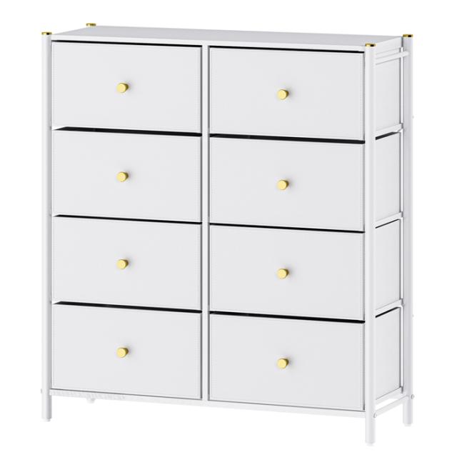 パール金属 N-7107(パ-ル) GOLDVEL　エレガントチェスト4段ダブルW89（ホワイト）[N7107パル] 返品種別A