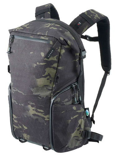 ハクバ フィールド ロールトップバックパック 20 カメラバッグ（ブラックカモ） HAKUBA LUXXe（ラグゼ） SLX-FRBP20BC返品種別A