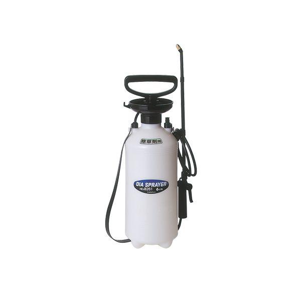 フルプラ No.8261 プレッシャー式噴霧器 エンプラショートノズル付 6L噴霧器 除草剤用[FP8261] 返品種別B