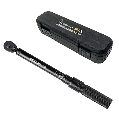 SK11 STR2-26 プレセット型トルクレンチ 2〜26N・m（差込角6.35mm）藤原産業[STR226SK11] 返品種別B_1