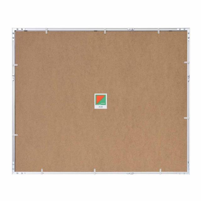 フジカラー A32-Z-SV アルミ額縁 A32 全紙（シルバー）（前面板-PET）FUJICOLOR[A32ZSV] 返品種別A_1