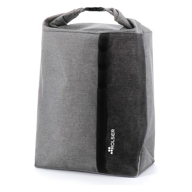 ROLSER RS-002RT ショッピングバッグ（ツイードグレー）ロールトップ[RS002RT] 返品種別A