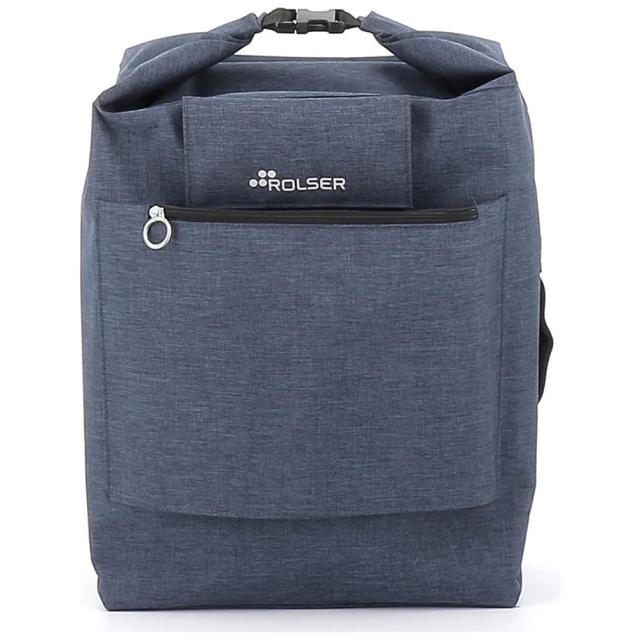 ROLSER RS-003RT ショッピングバッグ（ツイードネイビー）ロールトップ[RS003RT] 返品種別A_2