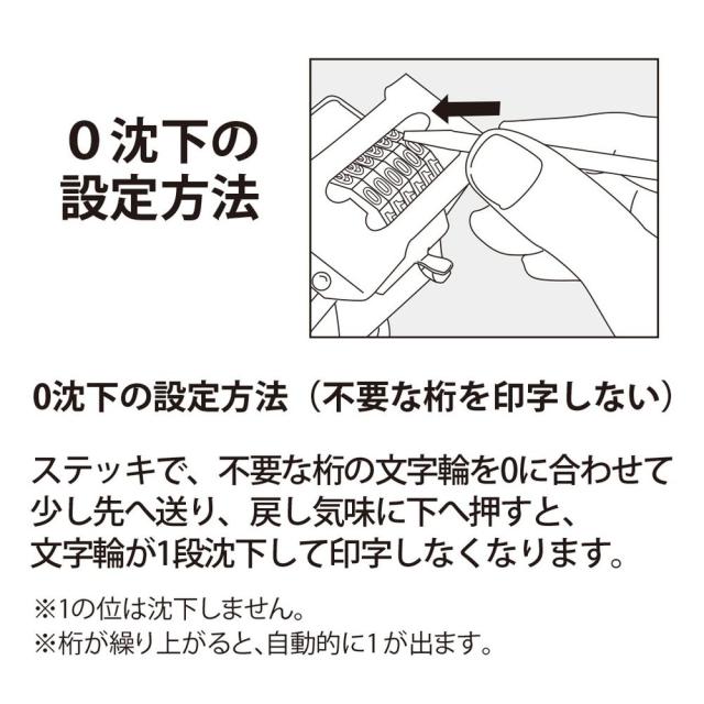 プラス IJ-067A(30562) ナンバーリング（AD型(A字体)）[IJ067A30562] 返品種別A_4