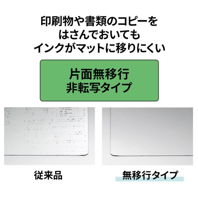プラス 5ゴウ(40997) 片面無移行 デスクマット 下敷き付き 光沢 軟質（5号）[5ゴウ40997] 返品種別A_3