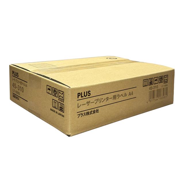 プラス LT-500S(45310) レーザーラベル ノーカット[A4/500枚]PLUS[LT500S45310] 返品種別Aの通販はau ...