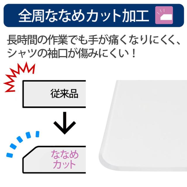 プラス DM-146MW(41338) 斜めカット デスクマット 下敷き付き グリーン 半光沢 マウス対応 軟質（146）[DM146MW41338] 返品種別A_6