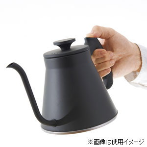 ハリオ VKF-120-MB コーヒーケトル　0.8L　マットブラックHARIO　V60ドリップケトル・フィット[VKF120MB] 返品種別A