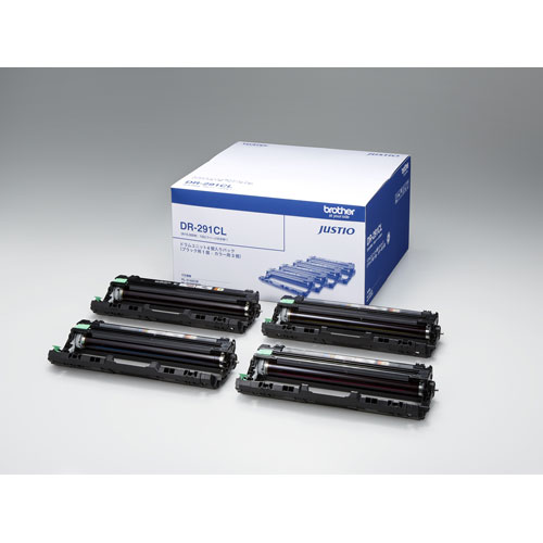 ブラザー DR-291CL ［純正］ ドラムユニット（ドラム4個入りパック/モノクロ1個カラー3個）brother[DR291CL] 返品種別A