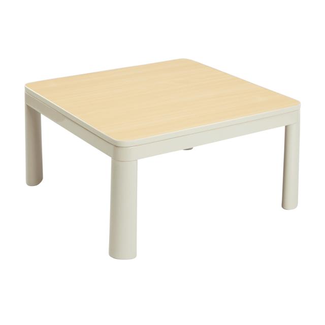 ユアサ KCK-750MD-IV カジュアルコタツ（75×75cm アイボリー）【暖房器具】YUASA[KCK750MDIV] 返品種別A