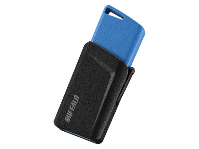 バッファロー｜BUFFALO RUF3-SP32G-BL USB3.0対応 フラッシュメモリ 32GB（ブルー）[RUF3SP32GBL] 返品種別B