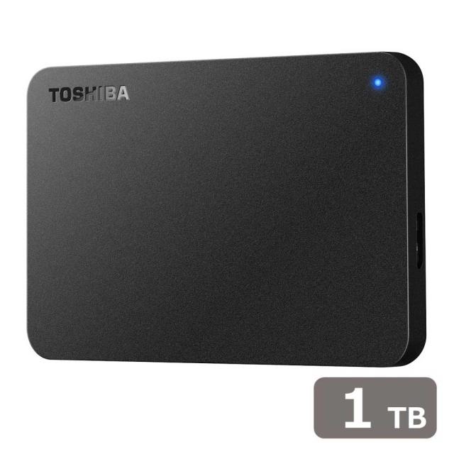 東芝｜TOSHIBA HD-TPA1U3-B USB3.0接続 ポータブルハードディスク 1TBTOSHIBA CANVIO（HD-TPAシリーズ）[HDTPA1U3B] 返品種別B