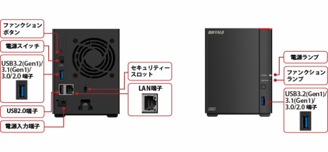 LS720D1202/N : ネットワーク対応HDD(NAS) | バッファロー