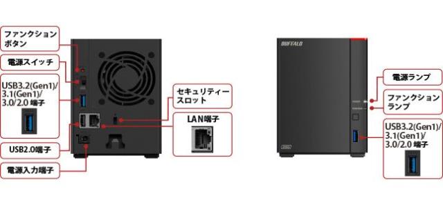 ★【動作品】BUFFALO 12TB NAS LS420D1202C相当品 ヨドバシ.com - バッファロー BUFFALO ネットワークハードディスク