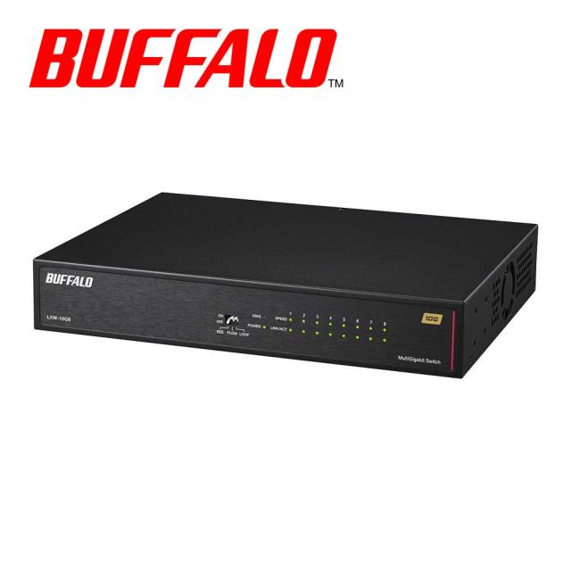 BUFFALO スイッチングハブ BS-G2108UR-TP 4台 新品未開封 BUFFALO BS