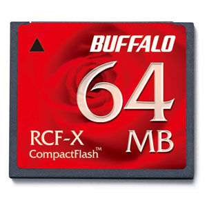 バッファロー｜BUFFALO RCF-X64MY コンパクトフラッシュ　64MB[RCFX64MY] 返品種別A 6,706円