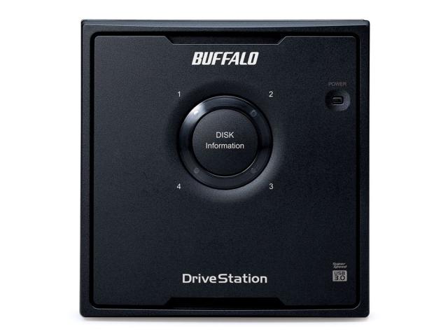バッファロー｜BUFFALO Drive Station HD-QL4TU3/R5J RAID5対応 USB3.0接続 外付けハードディスク 4TB（1TB×4）[HDQL4TU3R5J] 返品種別B_1