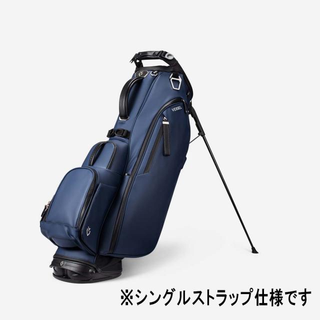 ベゼル PLAYER 5.0 Stand キャディバッグ シングルストラップ（NAVY・8.5型・47インチクラブ対応） VSL-PLY5.0-NV-S返品種別A