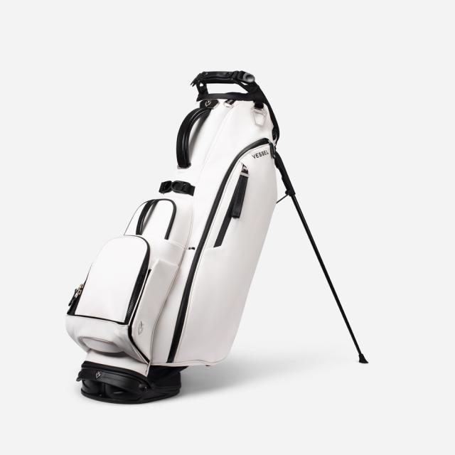 ベゼル PLAYER 5.0 Stand キャディバッグ ダブルストラップ（WHITE・8.5型・47インチクラブ対応） VESSEL GOLF VSL-PLY5.0-WH-W返品種別A ベゼル PLAYER 5.0 Stand キャディバッグ ダブルストラップ（WHITE
