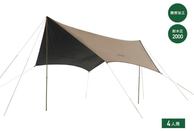 ロゴス No.71202001 TRADCANVAS ソーラーヘキサタープ M−BBLOGOS[LGS71202001] 返品種別A