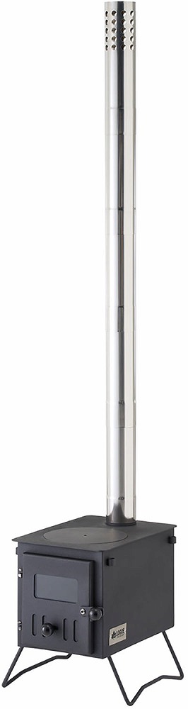 ロゴス LOGOS miniたき火ストーブ ステンレス鋼 ブラック Amazon