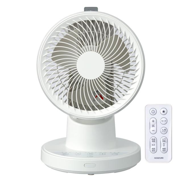 コイズミ KCF-1562/W 【扇風機】DCモーター搭載 サーキュレーター（ホワイト）KOIZUMI[KCF1562W] 返品種別A