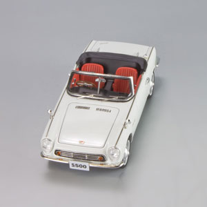 ミニカー　1/43 ホンダ S500 AS280(アイボリー) [PM4322W] MARK43 1/43 ホンダ S500（AS280）アイボリー【PM4322W