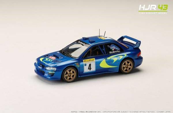 ホビージャパン 1/43 スバル インプレッサ No.4 1998 WRC ラリー・モンテカルロ 4位 P.リアッティ/F.ポンス【HJR431003B】ミニカー  返品種別B