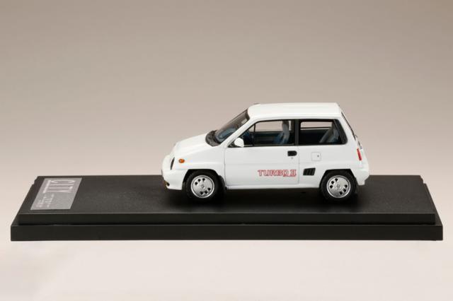 MARK43 1/43 ホンダ CITY TURBO II 純正オプション ホイール装着車 グリークホワイト【PM43139AW】ミニカー 返品種別B_1