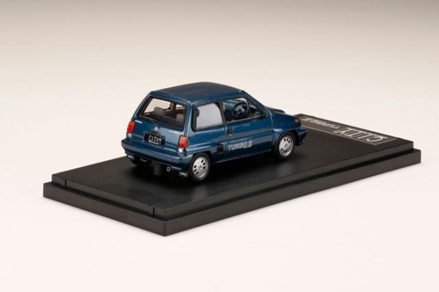 MARK43 1/43 ホンダ CITY TURBO II 純正オプション ホイール装着車 トニックブルーメタリック【PM43139ABL】ミニカー  返品種別B_2