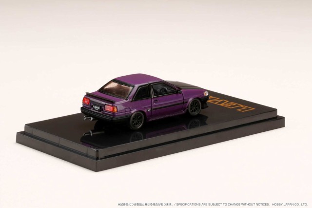 ホビージャパン 1/64 トヨタ カローラ レビン 2ドア AE86 カーボン