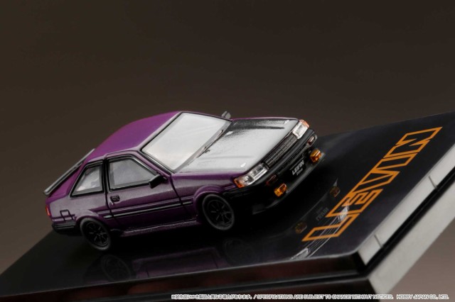 ホビージャパン 1/64 トヨタ カローラ レビン 2ドア AE86 カーボン