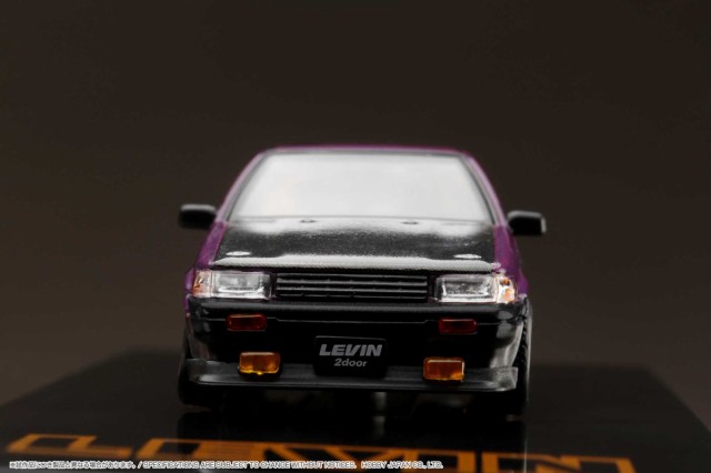 ホビージャパン 1/64 トヨタ カローラ レビン 2ドア AE86 カーボン