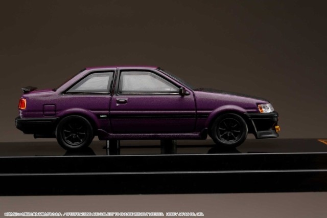 ホビージャパン 1/64 トヨタ カローラ レビン 2ドア AE86 カーボン