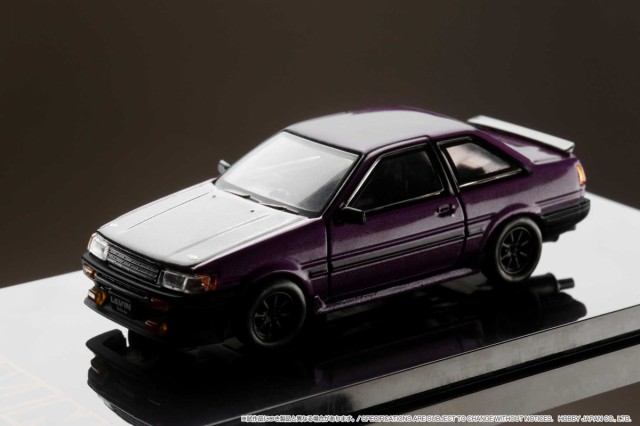 ホビージャパン 1/64 トヨタ カローラ レビン 2ドア AE86 カーボン